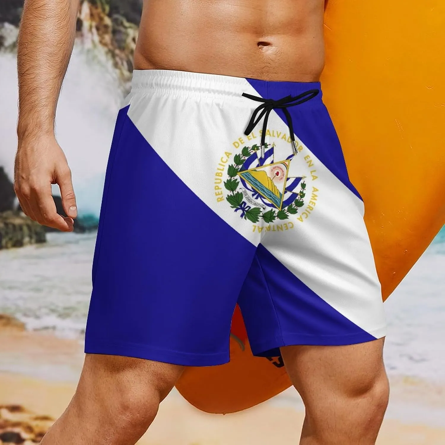 TAIZIYEAH Men's Beach Shorts Sports Beach Pants Swimwear Bathing Suits Board Shorts with Pocket Comfortable