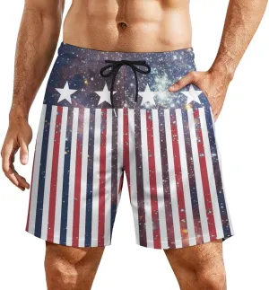TAIZIYEAH Men's Beach Shorts Sports Beach Pants Swimwear Bathing Suits Board Shorts with Pocket Comfortable