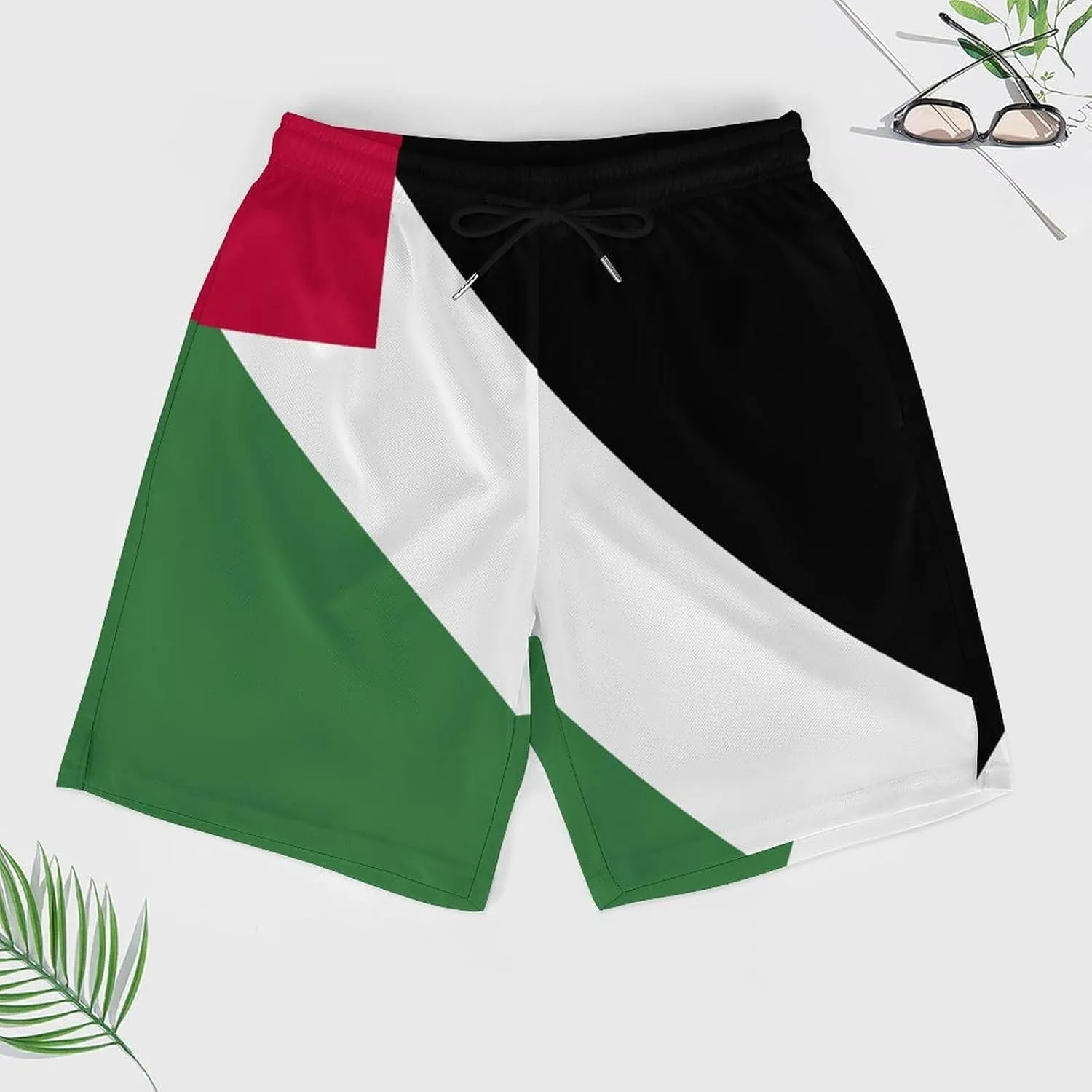 TAIZIYEAH Men's Beach Shorts Sports Beach Pants Swimwear Bathing Suits Board Shorts with Pocket Comfortable