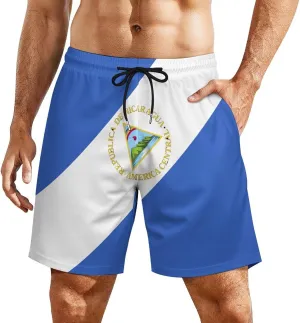 TAIZIYEAH Men's Beach Shorts Sports Beach Pants Swimwear Bathing Suits Board Shorts with Pocket Comfortable