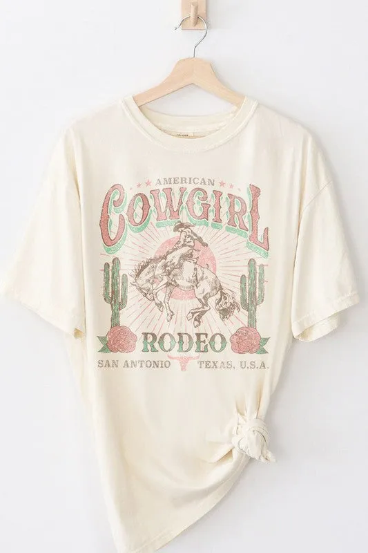 The American Cowgirl Rodeo Comfort Colors Tee