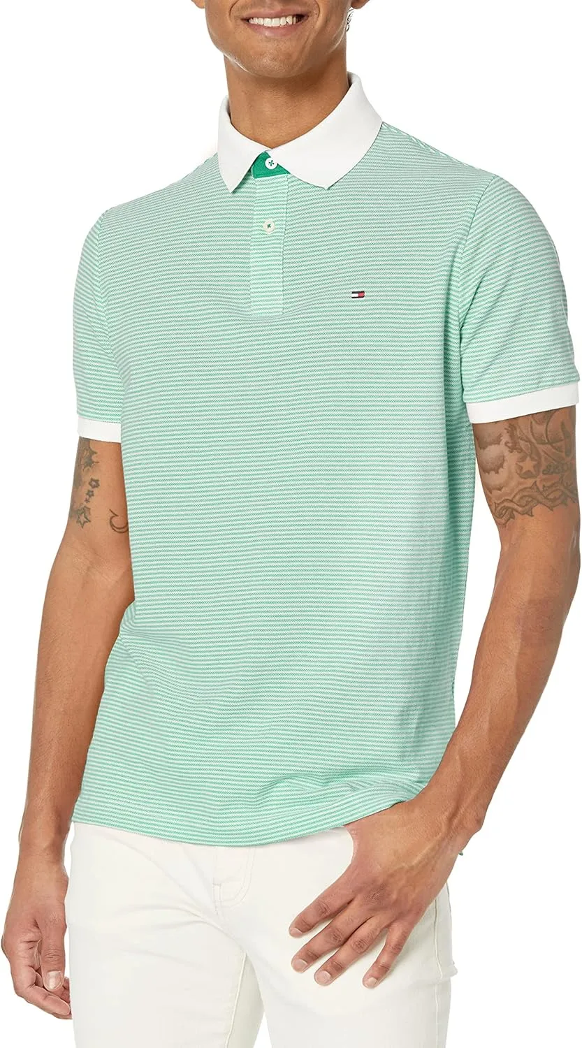 Tommy Hilfiger Men's Short Sleeve Polo Shirt in Regular Fit