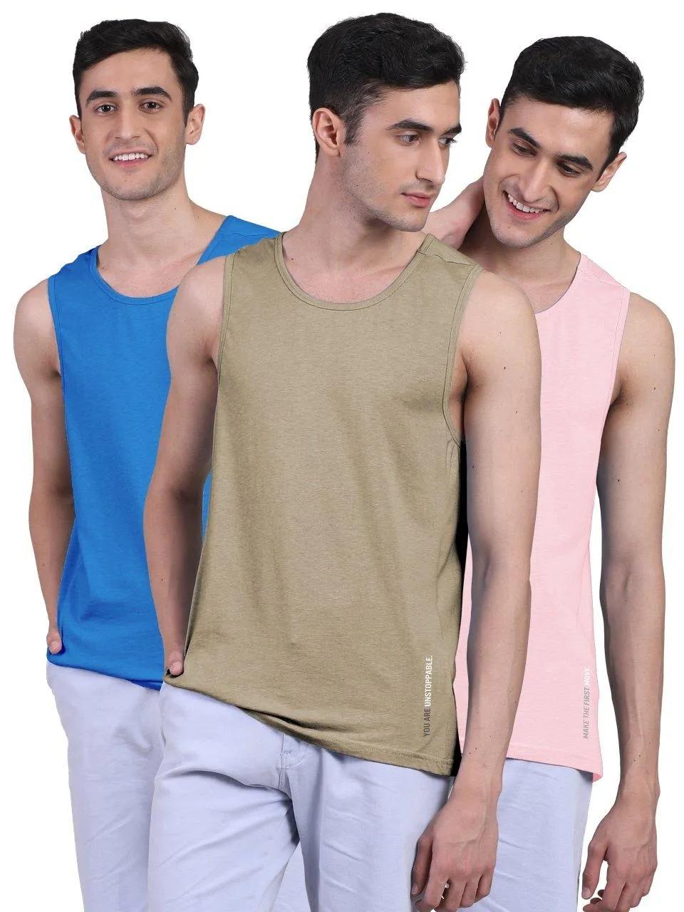 Twin Skin Organic Bamboo Vest - Active Fit (Pack of 3)