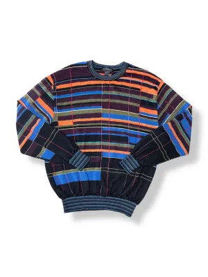 Vintage 90s Jhane Barnes Multicolor Geometric 'Coogi-Style' Sweater (S/M)