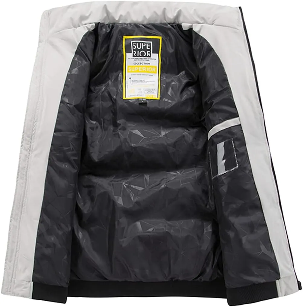 Winter Men's Parka Jacket Thick Warm Coat Stand Collar Casual Jackets Cotton Padded Winter Parkas Plus Size 8XL