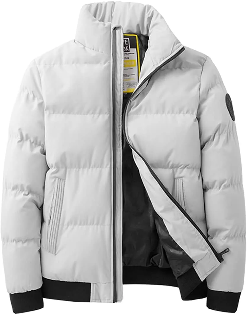 Winter Men's Parka Jacket Thick Warm Coat Stand Collar Casual Jackets Cotton Padded Winter Parkas Plus Size 8XL
