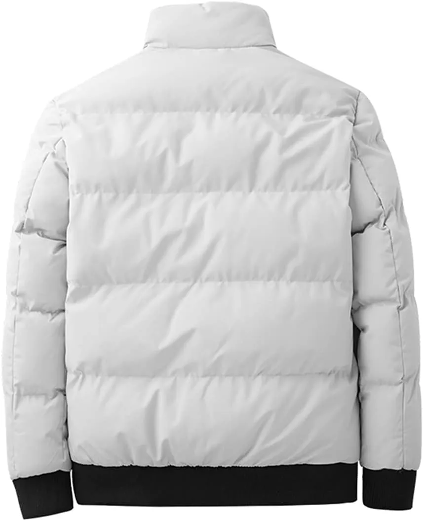 Winter Men's Parka Jacket Thick Warm Coat Stand Collar Casual Jackets Cotton Padded Winter Parkas Plus Size 8XL