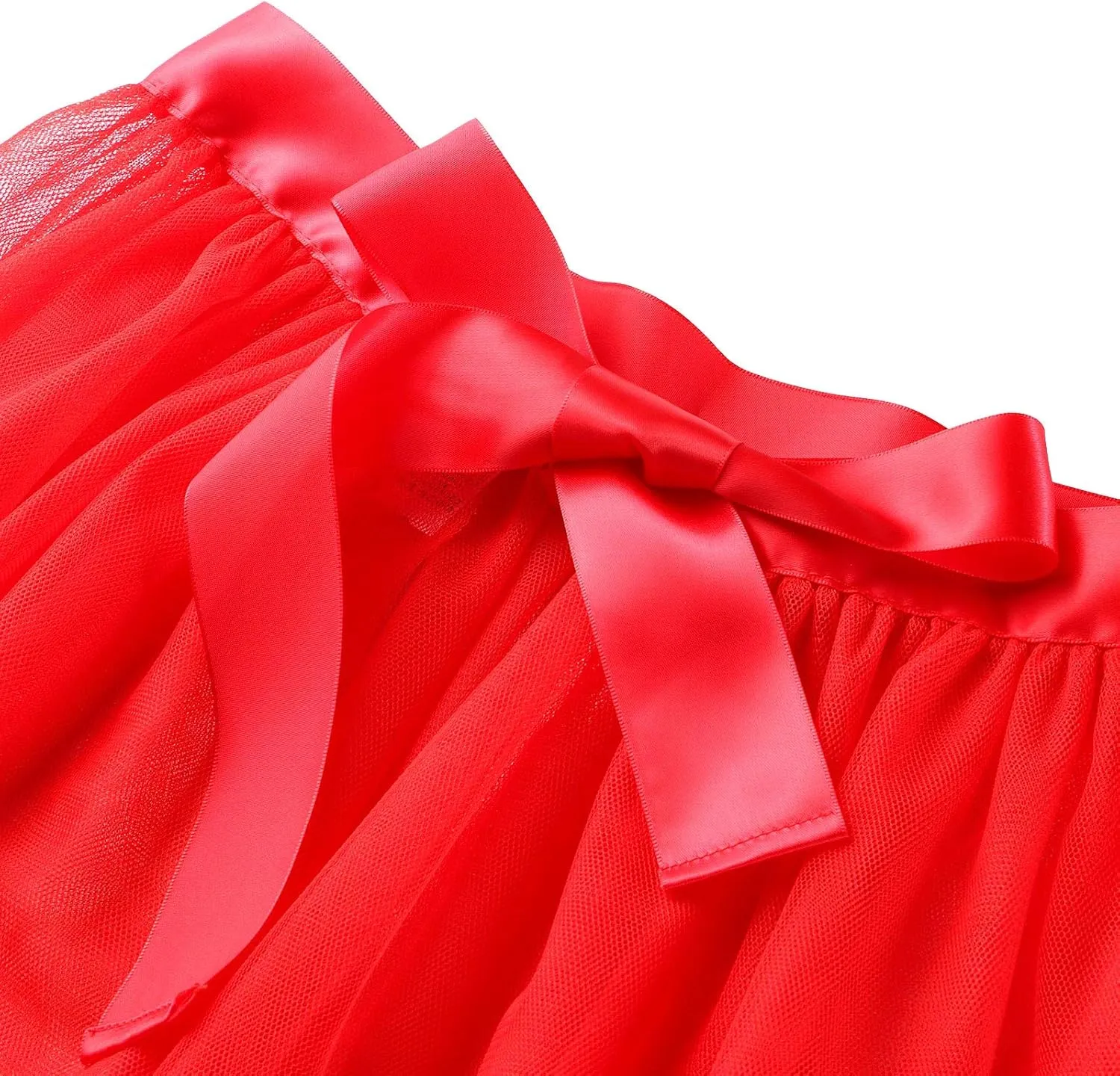 Women Tulle Tutu Long Skirts 3 Layered High Waist Bandage Mesh Maxi Skirts Wedding Party Cocktail Prom Skirt