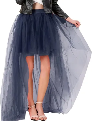 Women's A-Line High Waisted Midi Skirt Short Thin Women's Sexy Skirts Sexy Black Mesh Skirt Front Massage Table