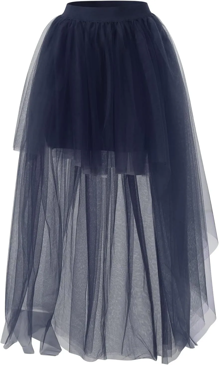 Women's A-Line High Waisted Midi Skirt Short Thin Women's Sexy Skirts Sexy Black Mesh Skirt Front Massage Table
