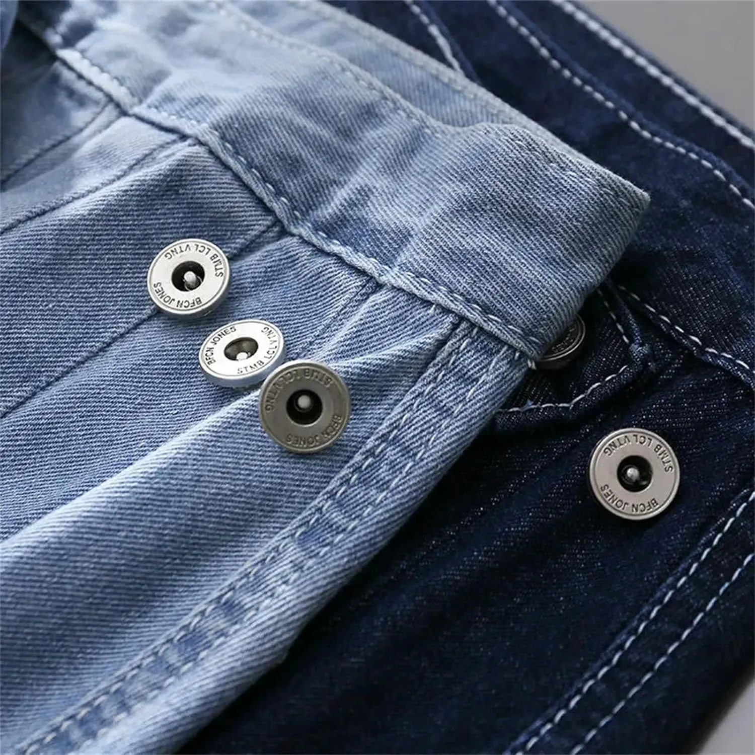 Womens High Waist Irregular Pleated Baggy Denim Skirt Korean Fashion Streetwear Loose A Lined Jean Skirts