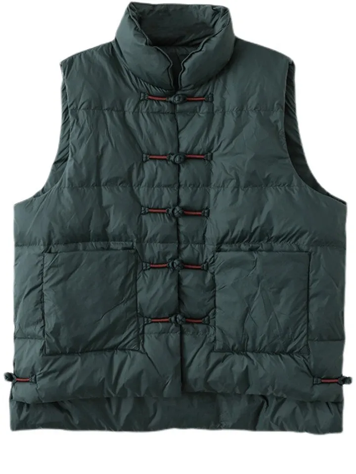 Women's Winter Keep Warm White Duck Down Sports Vest