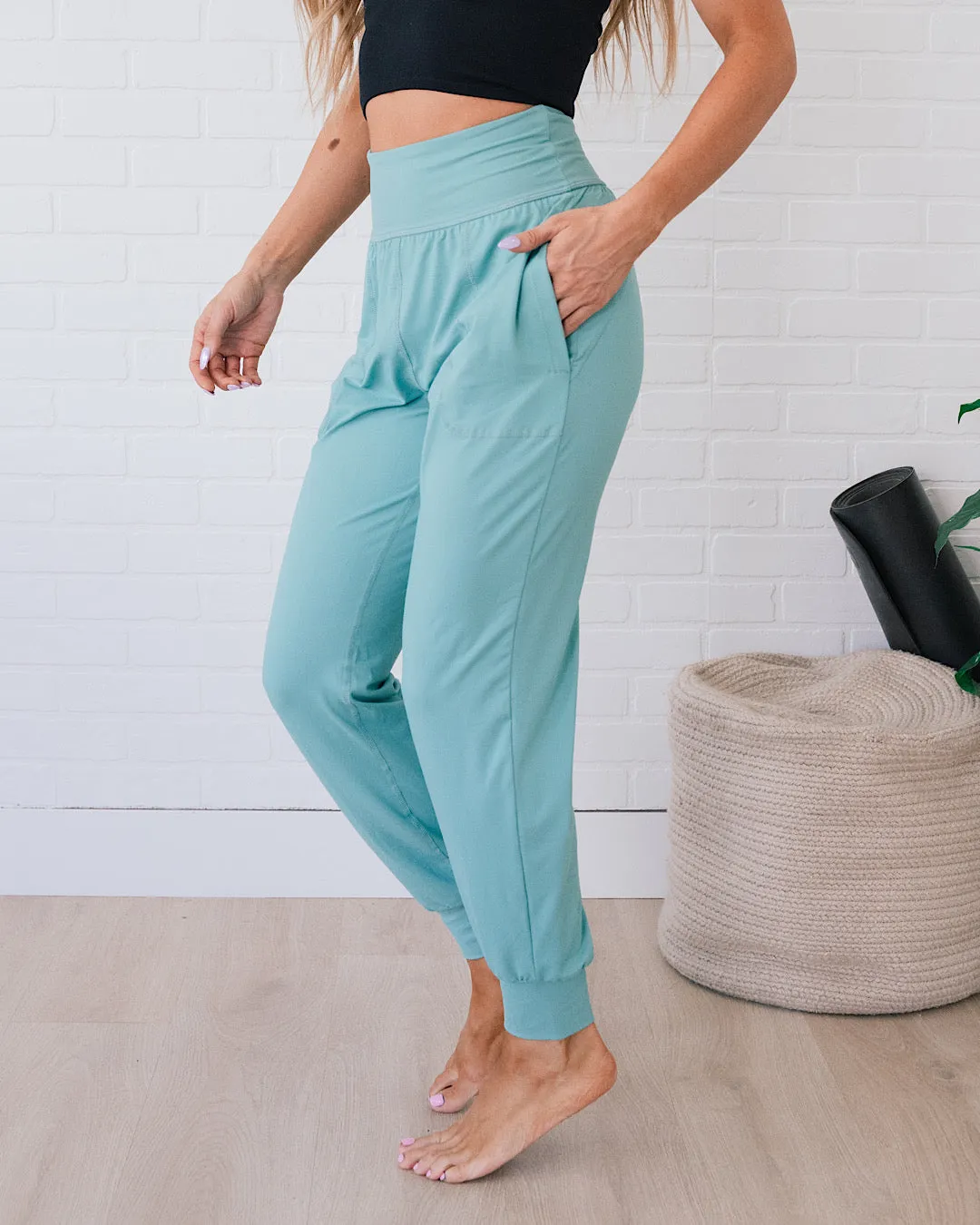 Yoga Joggers - Tidal Wave